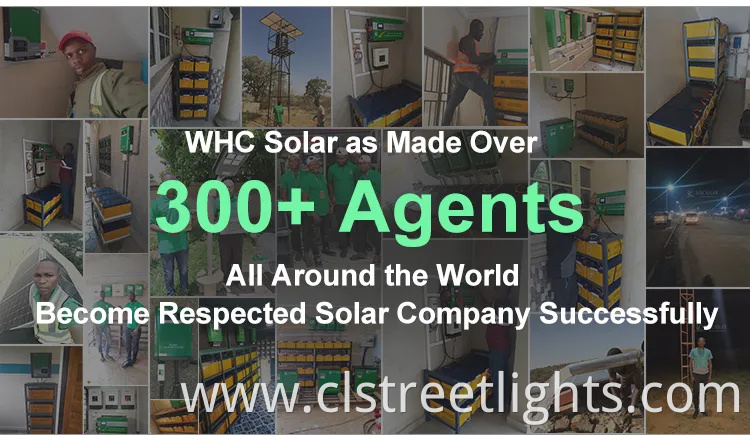 Whc IP65 All in Two Intergrated Split Solar Panel LED Street Light